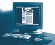 illustration of computer with FEMP Focus on the screen