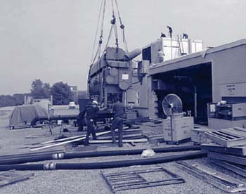 Photo of the Naval Station Great Lakes upgrade project
