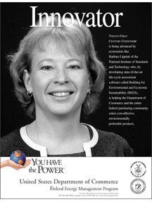 Energy Champion poster - Barbara Lippiatt