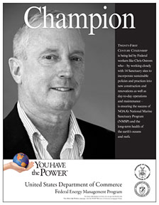 Energy Champion poster - Chris Ostrom