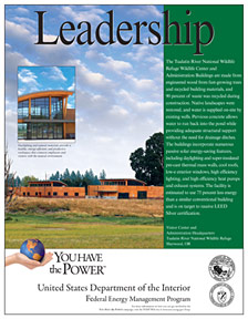 Visitor Center and Administration Headquarters, Tualatin River National Wildlife Refuge poster