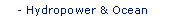 Hydropower and Ocean