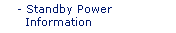 Standby Power Information