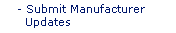Submit Manufacturer Updates