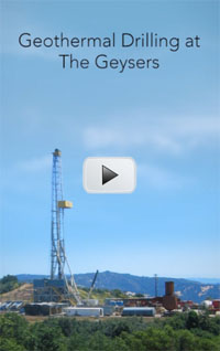 Cover image of Geothermal Drilling at the Geysers animation.