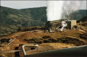 Photo of The Geysers power plant.