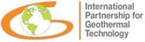 Graphic image of the International Partnership for Geothermal Technology logo.