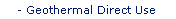 Geothermal Direct Use