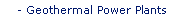 Geothermal Power Plants