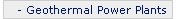 Geothermal Power Plants