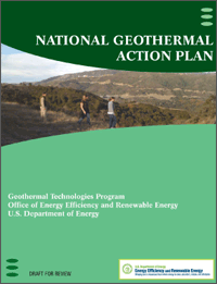 Cover of the National Geothermal Action Plan