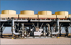 Photo of a geothermal power plant