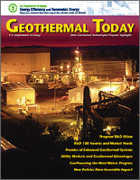 Photo of the cover of Geothermal Today publication.