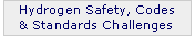 Hydrogen Safety, Codes and Standards Challenges