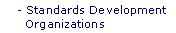 Standards Development Organizations