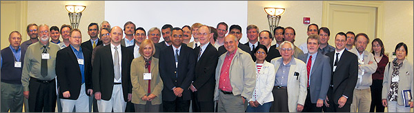 Photo of attendees at the 2009 High Temperature Membrane Working Group Meeting held May 18, 2009, in Arlington, Virginia.