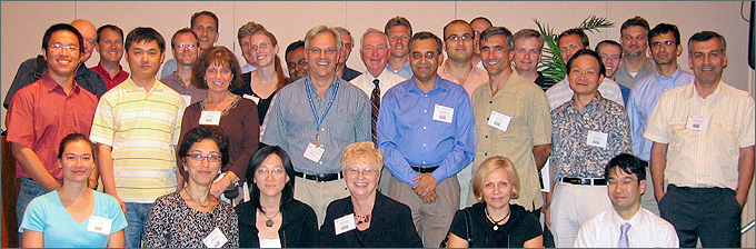 Photo of attendees at the 2008 High Temperature Membrane Working Group Meeting held October 16, 2008, in Honolulu, Hawaii.