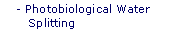 Photobiological Water Splitting