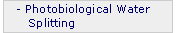 Photobiological Water Splitting
