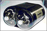 Photo of hydrogen conformable hydrogen storage tank.