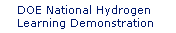 DOE National Hydrogen Learning Demonstration