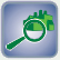 Image of a manufacturing plant with a magnifying glass in front of it