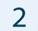 This image is of the numeral two, representing the second step in the Turn-Key DSM Lighting process, Hire an Energy Services Manager.