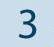 This image is of the numeral three, representing the third step in the Turn-Key DSM Lighting process, Determine the Rebate Structure.