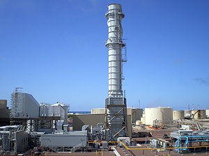Photo of an electricity generating station.