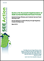 Cover of Guide to Successful Implementation of State Combined Heat and Power Policies pdf