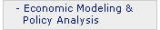 Economic Modeling and Policy Analysis
