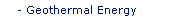 Geothermal Energy