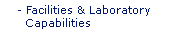 Solar Heating Facilities and Laboratory Capabilities