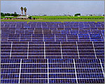 Photo of a 500-kilowatt photovoltaic system installed at Pacific Gas and Electric Company.