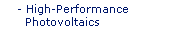High-Performance Photovoltaics