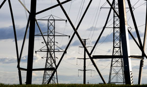 Photo of power lines.