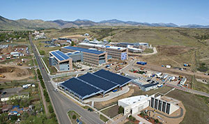 Aerial image of the National Renewable Energy Laboratory