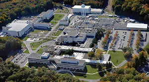 Aerial photo of the Princeton Plasma Physics Laboratory
