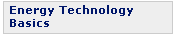 Energy Technology Basics