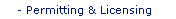 Permitting and Licensing