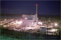 Photo of the McNeil Generating Station, a biopwer plant in Vermont.