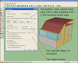 Photo of CoolCalc, an NREL developed computer modeling program.