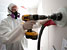 Photo of weatherization worker