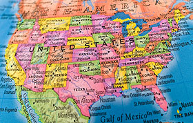 Image of map of the United States
