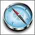 Thumbnail photo of a compass.