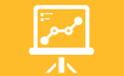 Icon of an online graph for Data Management and Evaluation